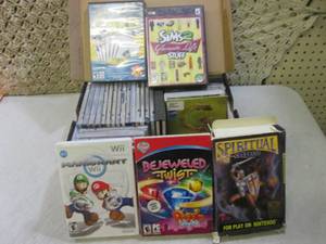 Assorted Games and CDs  D-3...