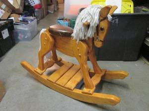 Solid Wood Rocking Horse  RMT...