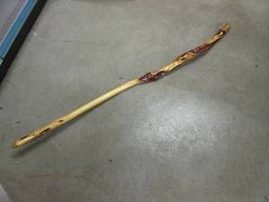 Solid Wood Walking Stick 53 Long  ...