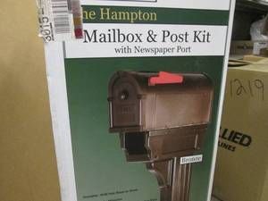 Mailbox & Post Kit with Newspaper P...
