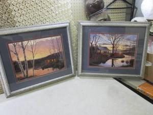 Pair of Framed James Wiens Prints 2...
