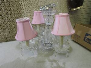 4-Light Glass Chandelier  RM1...