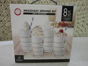 8pc Milkshake Serving Set  CS...