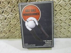 Golf Ball Monogrammer  EC1...