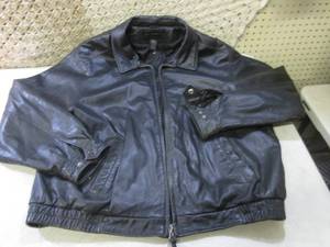 Croft & Barrow Leather Coat Size XL...