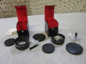 Lot of 2 Camera Lenses Wide Angle a...