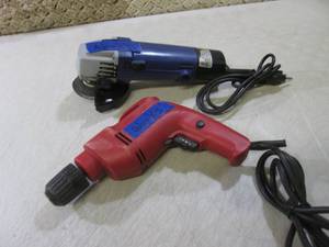 Electric Drill and Angle Grinder Bo...