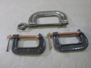 3 C-Clamps 2 - 3 and 1 - 4  RM3...