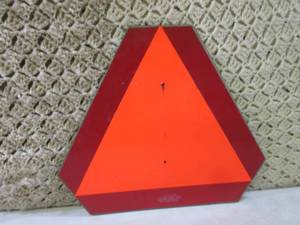 Metal Slow Moving Vehicle Sign  16...
