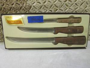 3pc Chicago Cutlery Knife Set New  ...