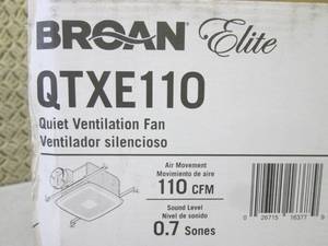 Broan Elite QTXE110 Quiet Ventilati...