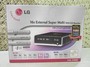 LG 16x External Super Multi DVDCD ...
