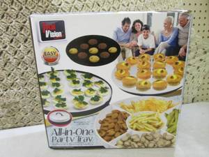 All-in-One Party Tray with Lid with...