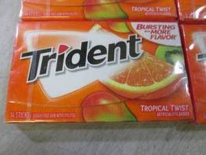 12 Packs of Trident Tropical Twist ...