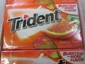 12 Packs of Trident Tropical Twist ...