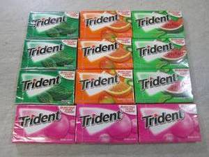 12 Assorted Packs of Trident Gum  B...