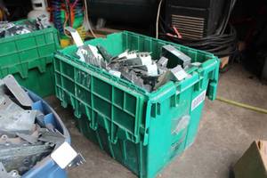 lot 36 image: Lot of (1 Tote) MiTek USP Metal Brackets Triple Zinc G-185