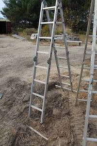 lot 48 image: Krause Aluminum Industrial Extra Heavy Duty Step Ladder 8