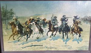 lot 915 image: Fredric Remington   Run For Cover