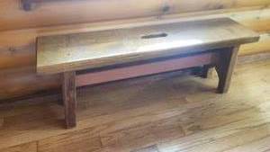 lot 704 image: Sweet Primitive Bench