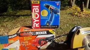 lot 2903 image: Collection of 5 Power Tools