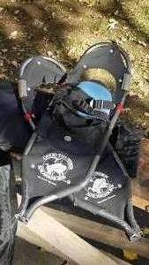 lot 2300 image: Pair of Good Thunder Snowshoes with Carry Bags