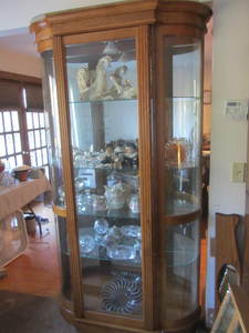 Contemporary china cabinet, sliding...
