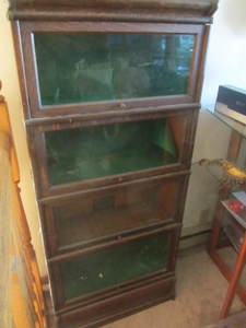 Lawyers stacking bookcase, each sh...