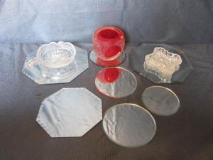 Mirror Plateaus, glass, 4 to 8...