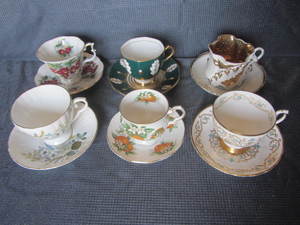 Bone china cup & saucer, English & ...