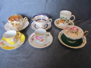 Bone china cup & saucer, English & ...