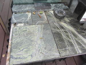 Marble pieces green 38 12x12 -...