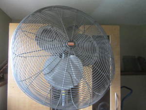 Shop fan, floor model appro 78H...