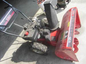 MTD snowblower, dual stage 826 ele...