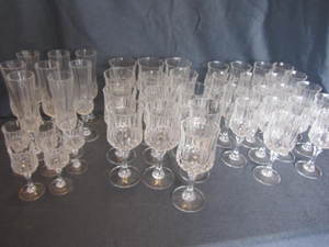 Stemware set eighteen 6.5 wines, ...