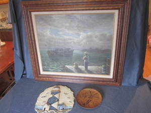 Oil painting by Hardy 32x28, ligh...