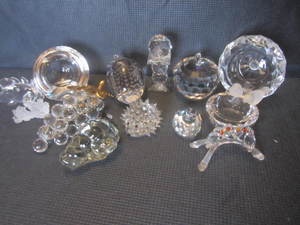 Paperweights mini glass strawberry...