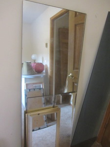 Mirrors 10x32, two 8x36 bevele...