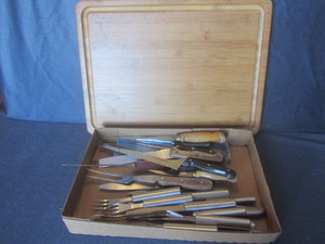 Pampered Chef wooden cutting board ...