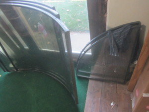 Patio enclosure tempered glass, tin...