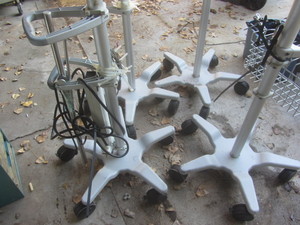 Roller stands - hospital, qty 6...