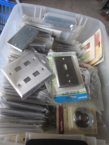 Stainless steel wall plates, variou...