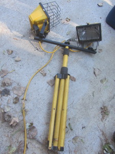 Halogen double light with stand...
