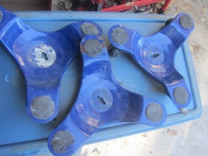 Snowmobile dollies, qty 3...