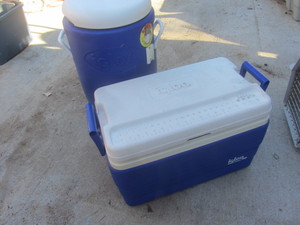 Igloo beverage cooler and chest coo...