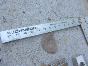 Johnson T-square, aluminum & metal ...