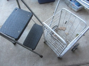 Cosco folding step stool & shopping...