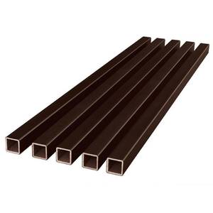 lot 702 image: 1 Case (12 Packs of 5) Fiberon Homeselect Chestnut Brown Composite Deck Balusters - 60 Balusters Total, BAL SQ 33.5 5PK DW - NEW