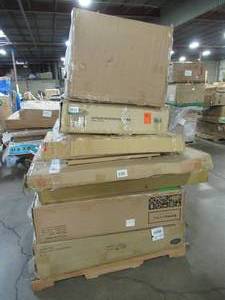 lot 131 image: WHOLESALE MIXED PALLET OF INDOOROUTDOOR FURNITURE