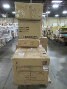 lot 132 image: WHOLESALE MIXED PALLET OF INDOOR FURNITURE AND DECOR